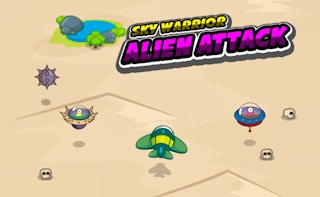 Sky Warrior Alien Attack game cover