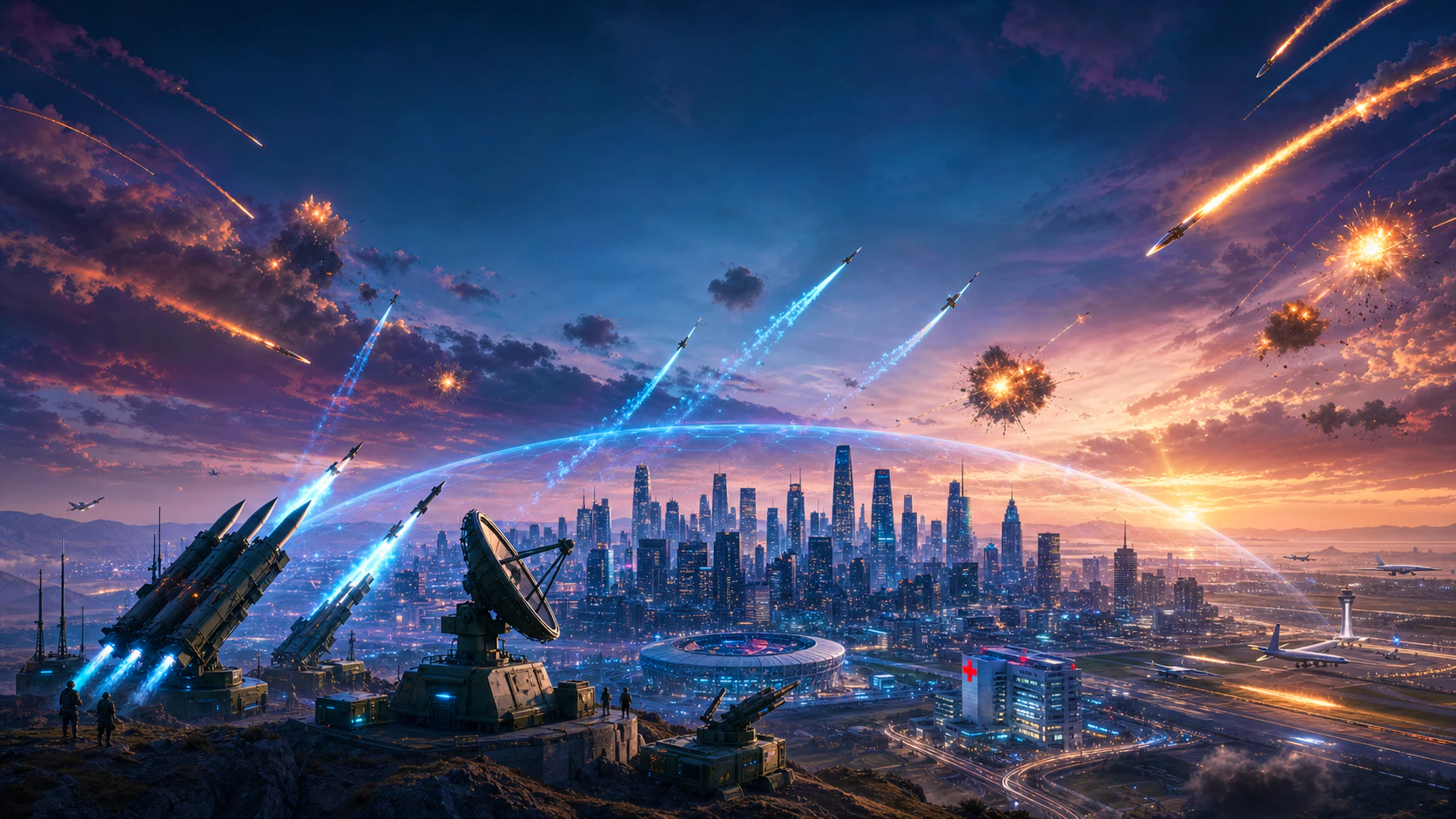 Skyline Siege City Air Defense