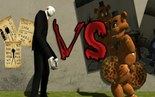 Slenderman vs Freddy The Fazbear