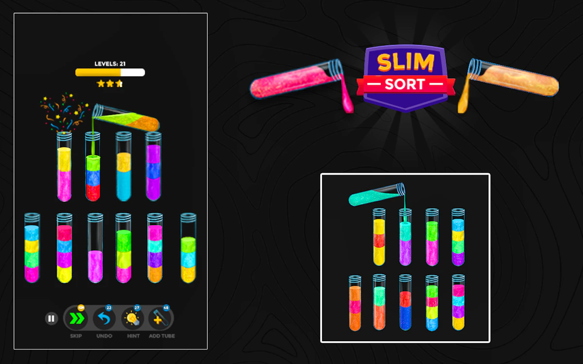 Play Slim Sort — free online Puzzle game