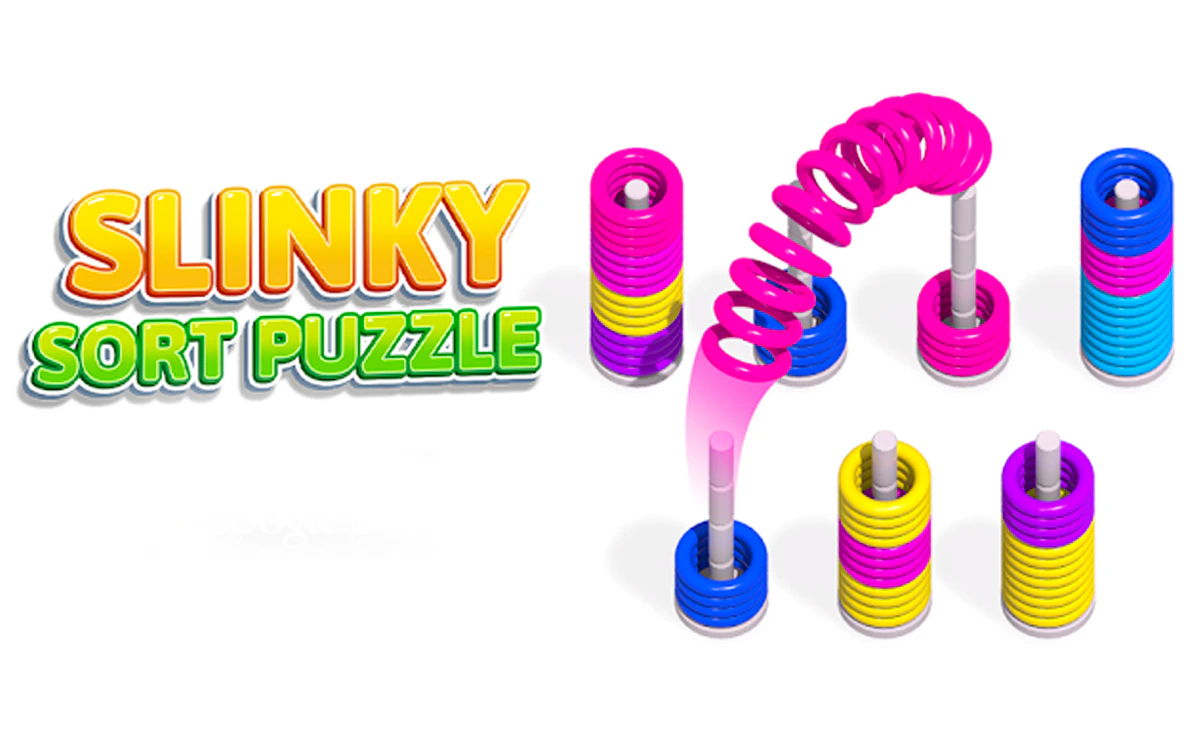 Play Slinky Sort Puzzle — free online Puzzle game