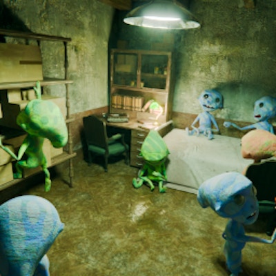 Small Aliens - Spot The Differences By Gamepix