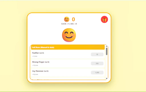 Smiley Face Clicker