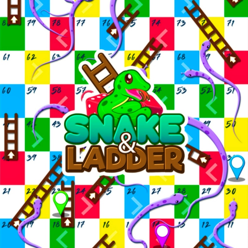 Snake & Ladder Board Game 🕹️ Play Now on GamePix