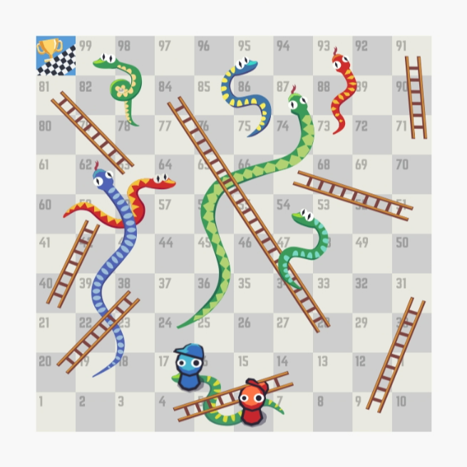 Snake & Ladder Board Game 🕹️ Play Now on GamePix