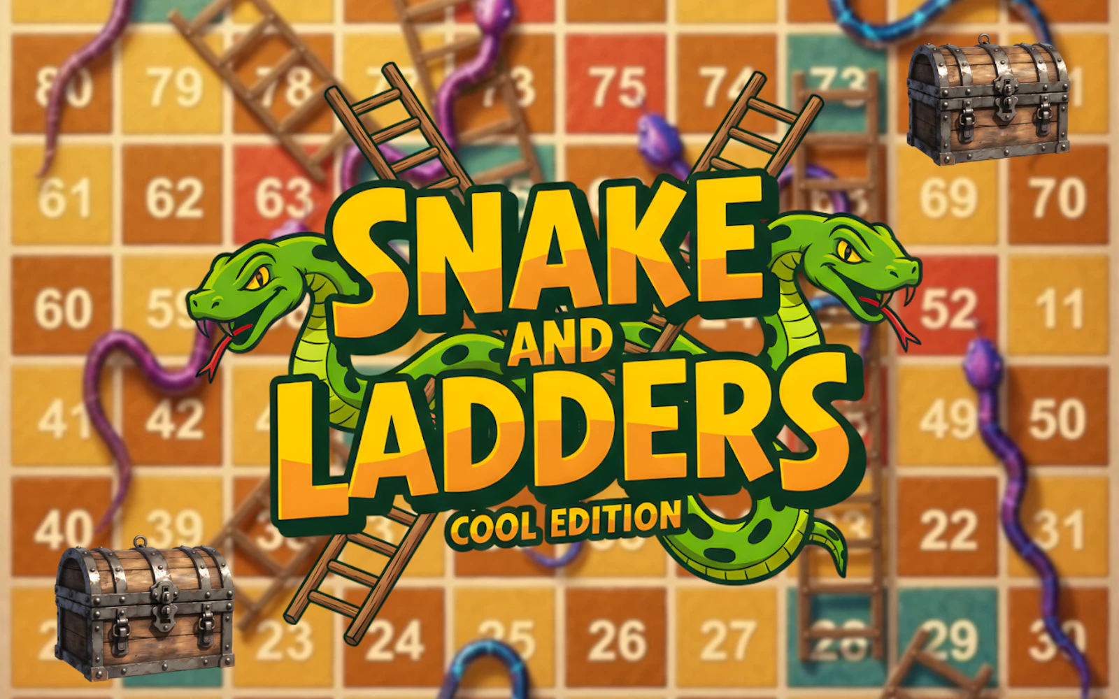 Snake and Ladders - Cool Edition — free online board game on Glaze Games