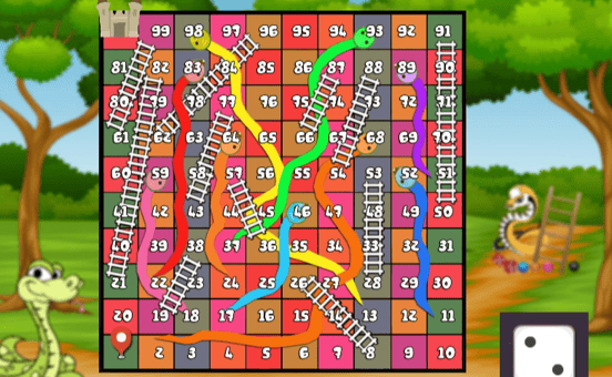 Snake & Ladder Board Game 🕹️ Play Now on GamePix