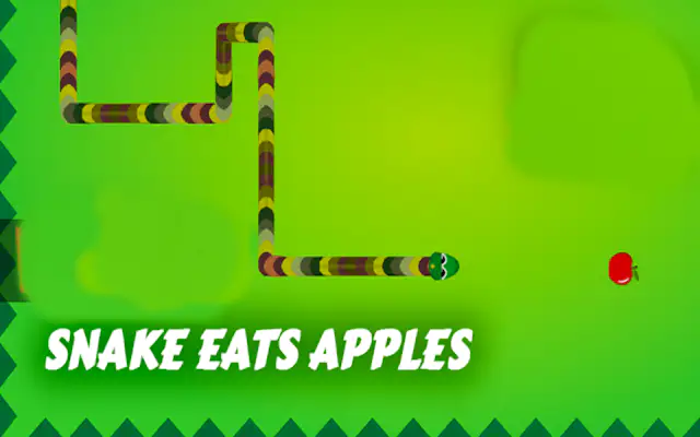 Snake Eats Apples