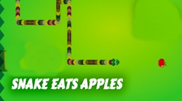 Snake Eats Apples