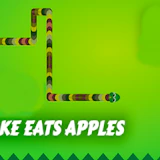 Snake Eats Apples