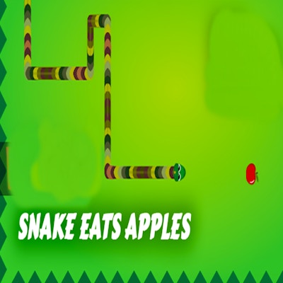 Snake Eats Apples By Gamepix