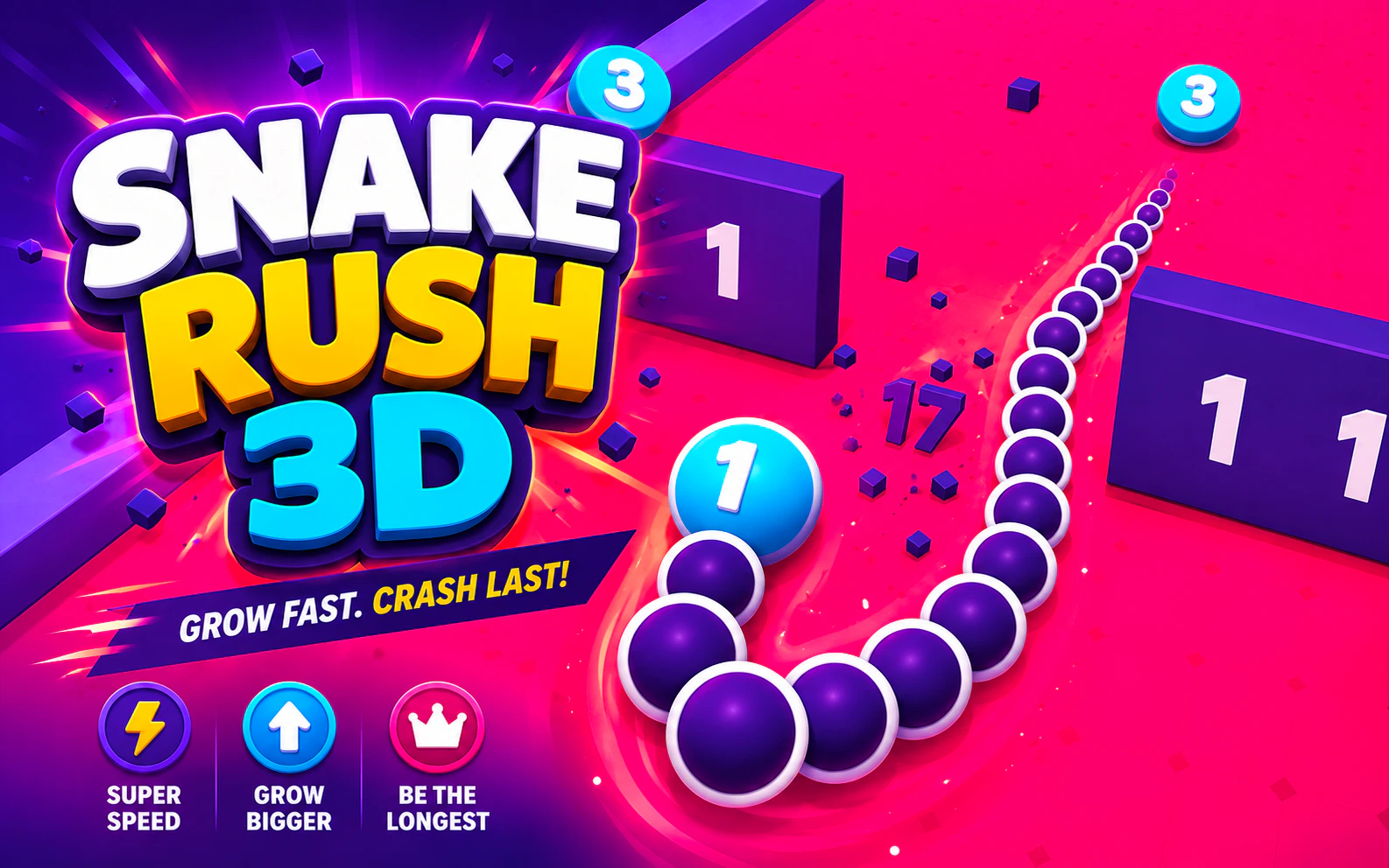Snake Rush 3D