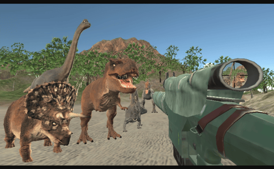 Dinosaur Hunting Dino Attack 3d 🕹️ Play Now on GamePix