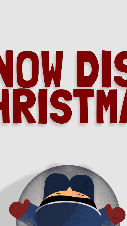 Snow Disc Christmas