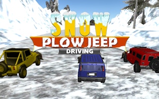 Snow Plow Jeep Driving game cover