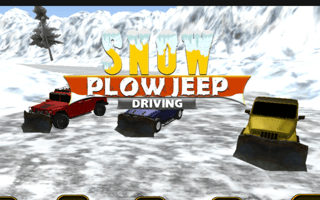 Snow Plow Jeep Driving game cover