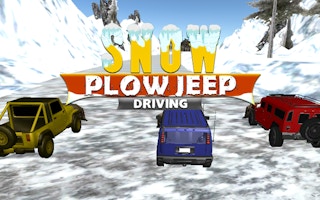 Snow Plow Jeep Driving