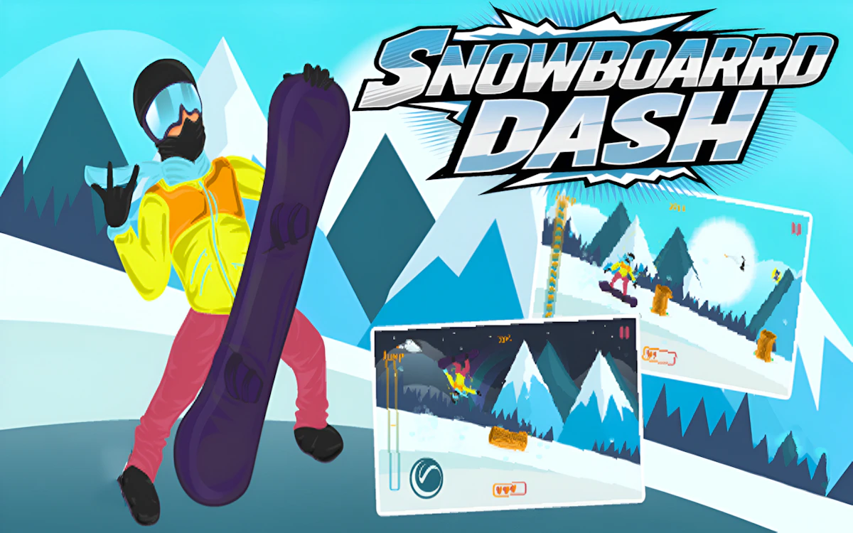 Play Snowboard Dash — free online Skateboard game