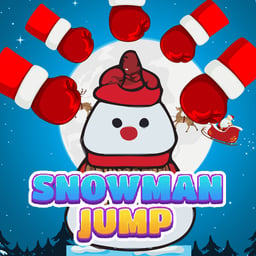 Juega gratis a Snowman Jump