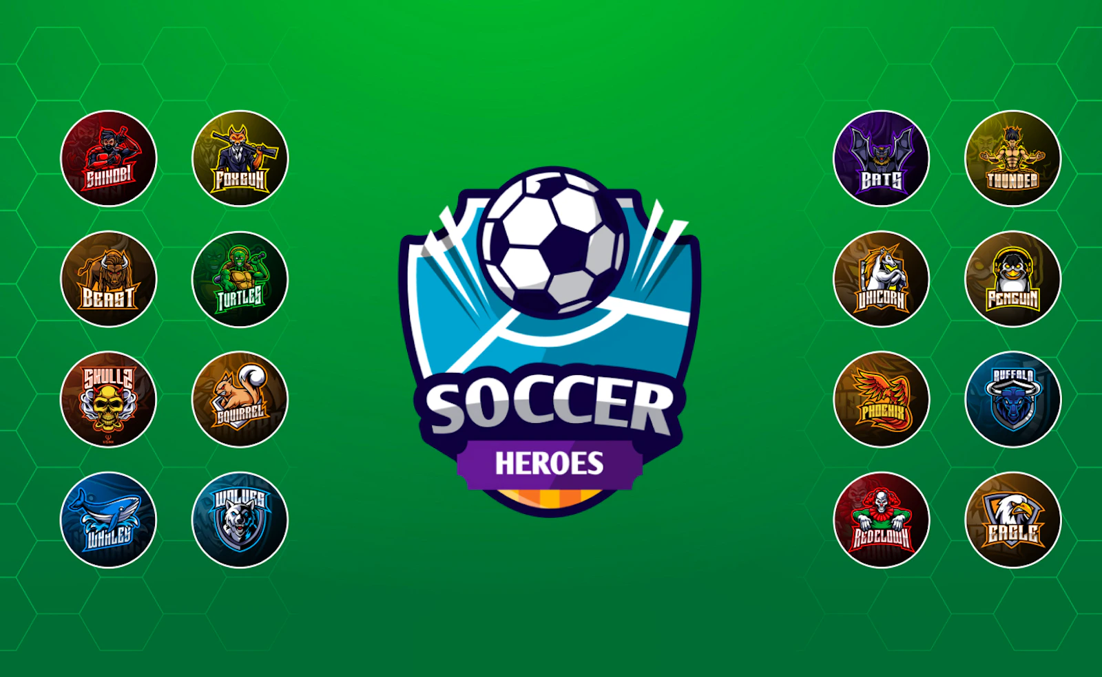 Soccer Heroes — free online sports game on Glaze Games