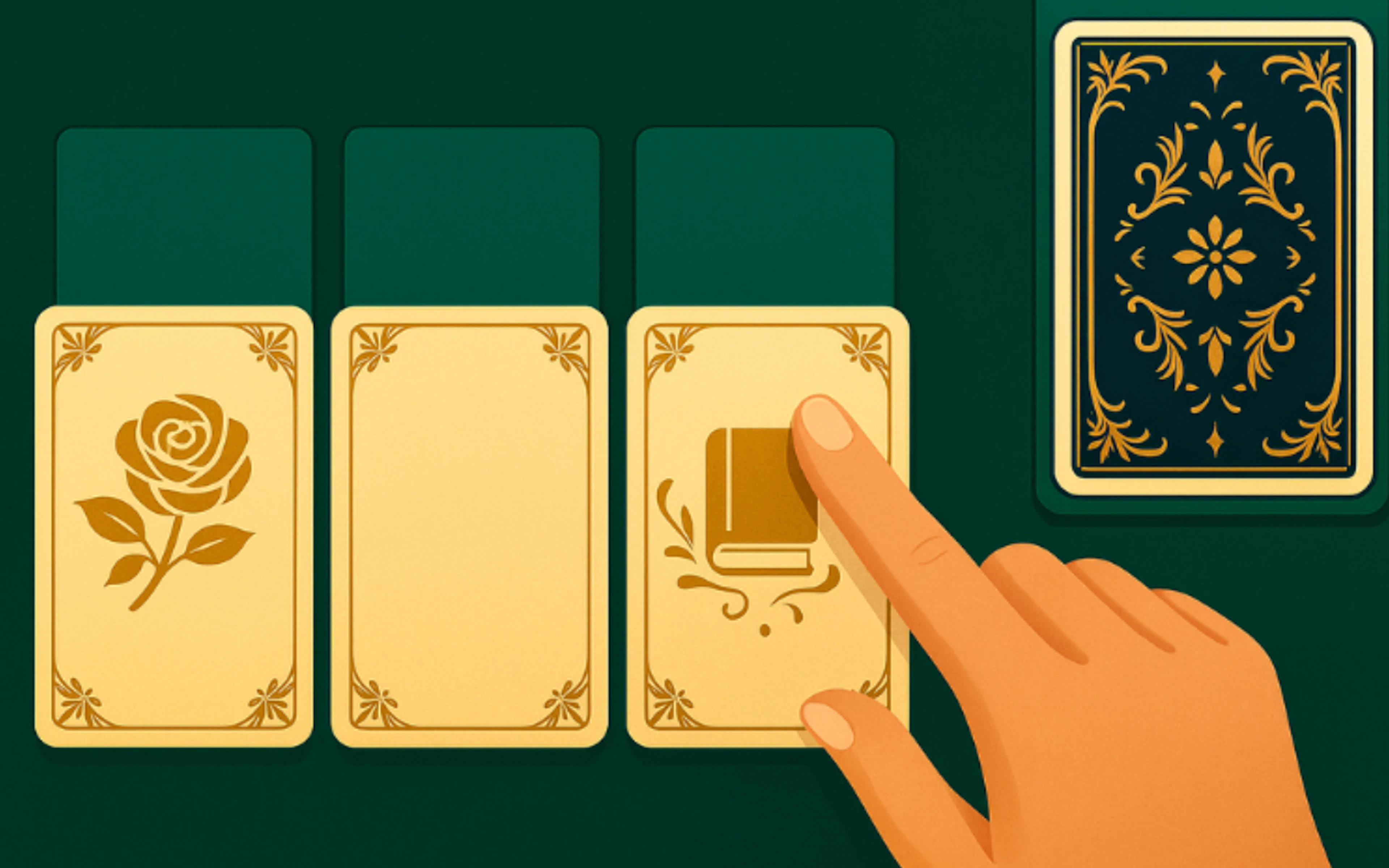 Solitaire. Card Sorting