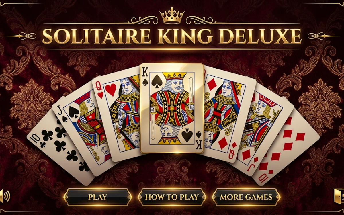 Play Solitaire King Deluxe — free online Solitaire game