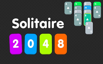 Solitaire Puzzle 2048 game