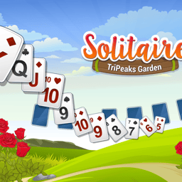 Solitaire TriPeaks Garden Online board Games on taptohit.com