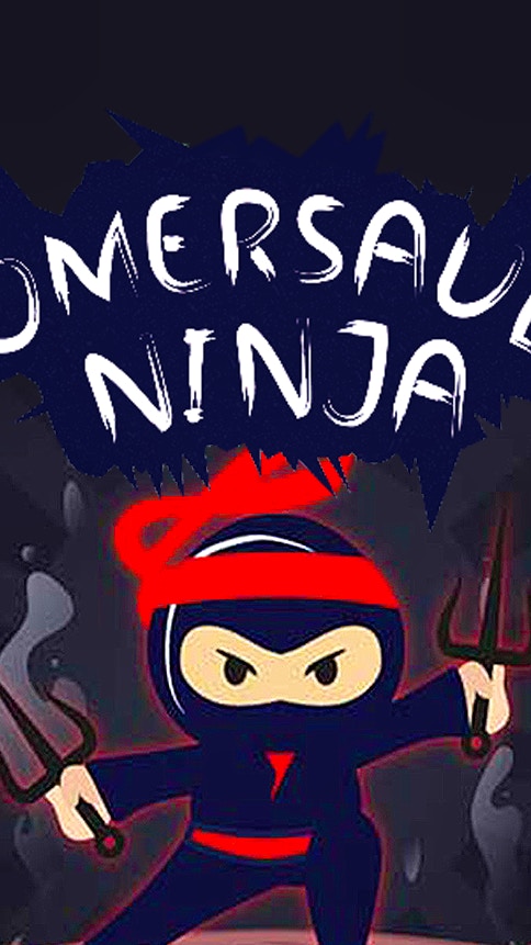 Somersault Ninja-Samurai Ninja Jump