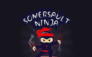 Somersault Ninja-Samurai Ninja Jump 