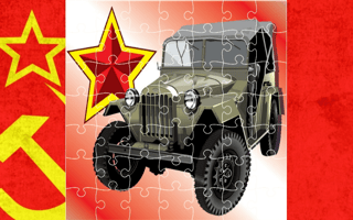 Soviet Cars Jigsaw game cover