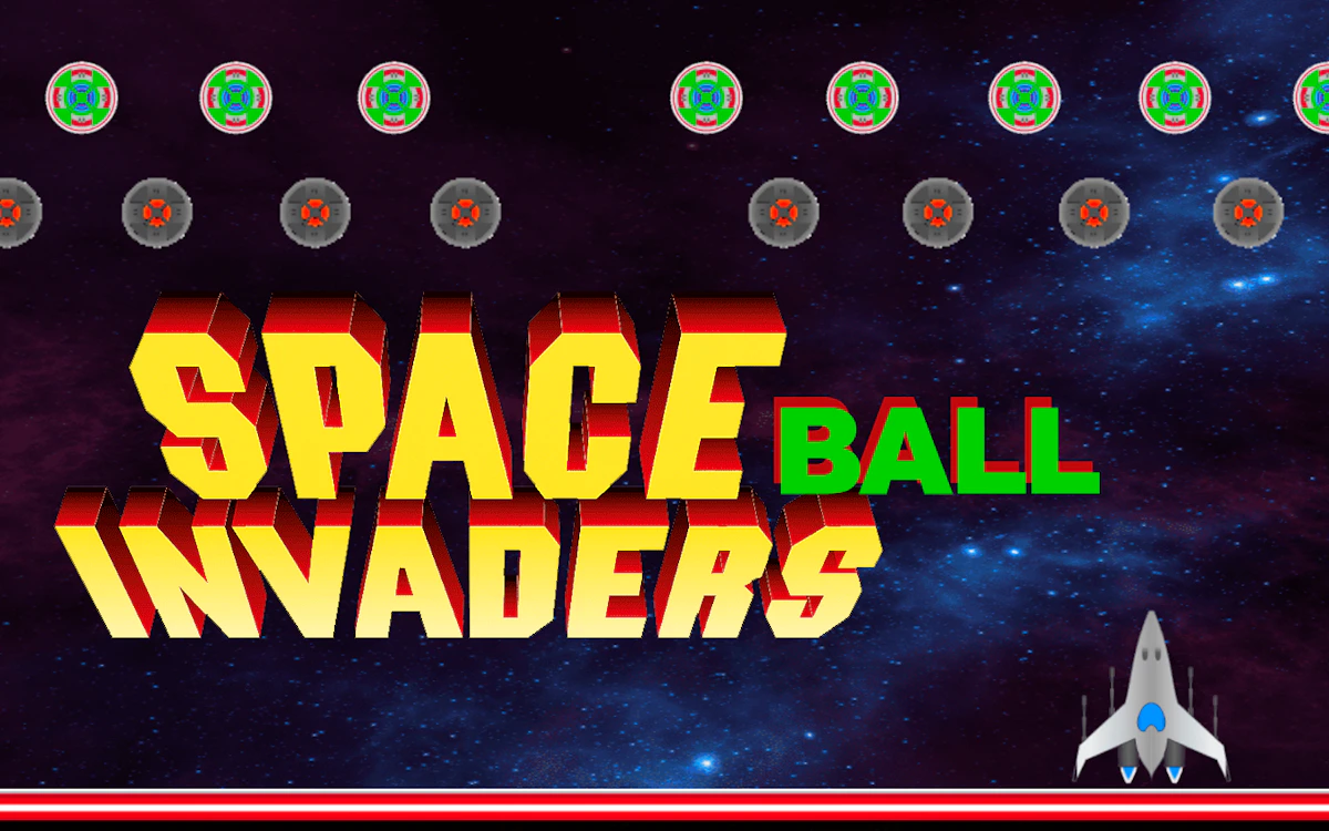 Play Space Ball Invaders — free online Kids game