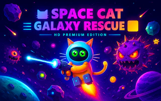 Space Cat Galaxy Rescue game cover