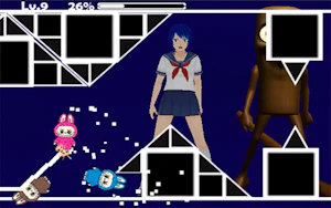 Space Geometry Dash Waves Thumbnail