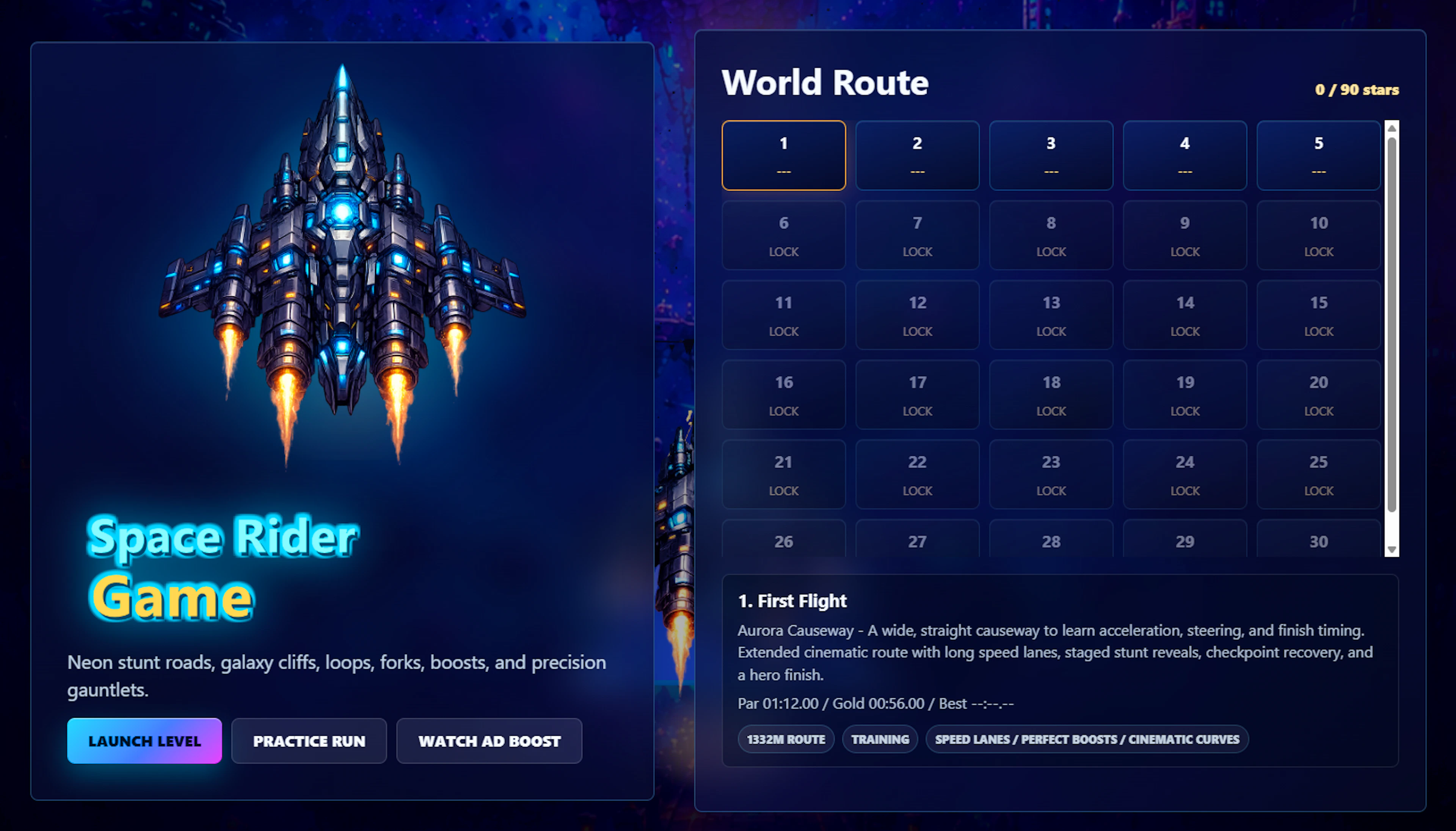 Space Rider Game