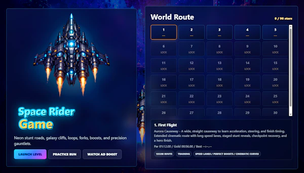Space Rider Game