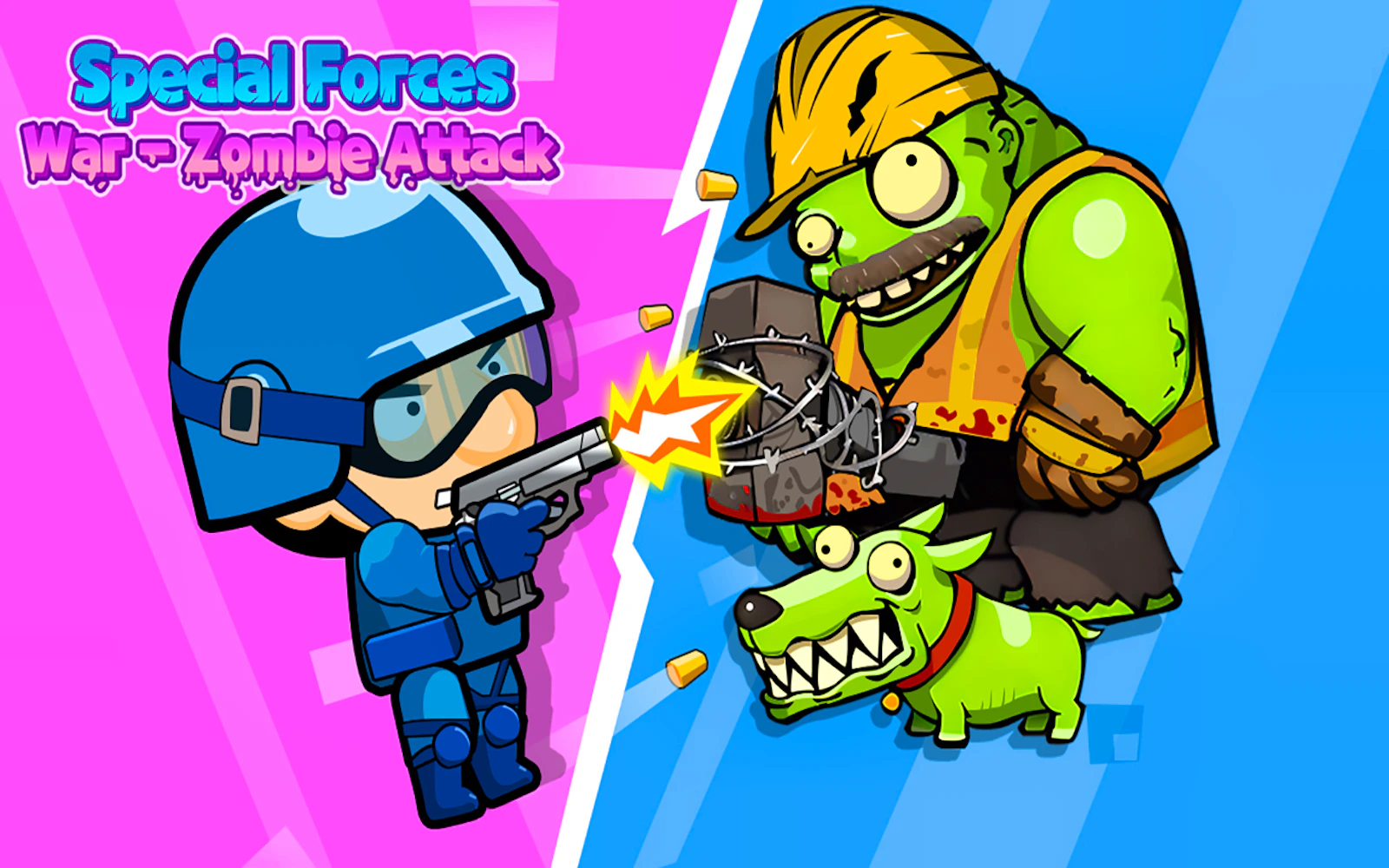 Special Forces War Zombie Attack — free online action game on Glaze Games