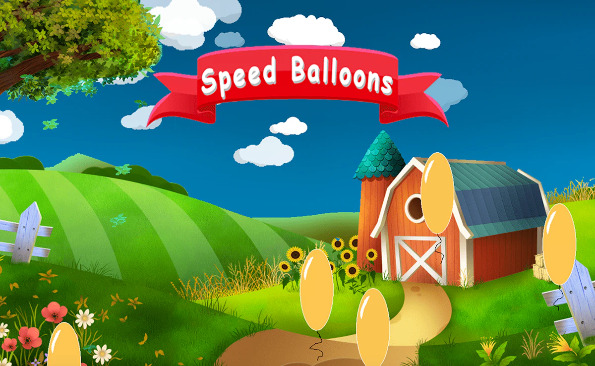Play Speed Balloons — free online Kids game