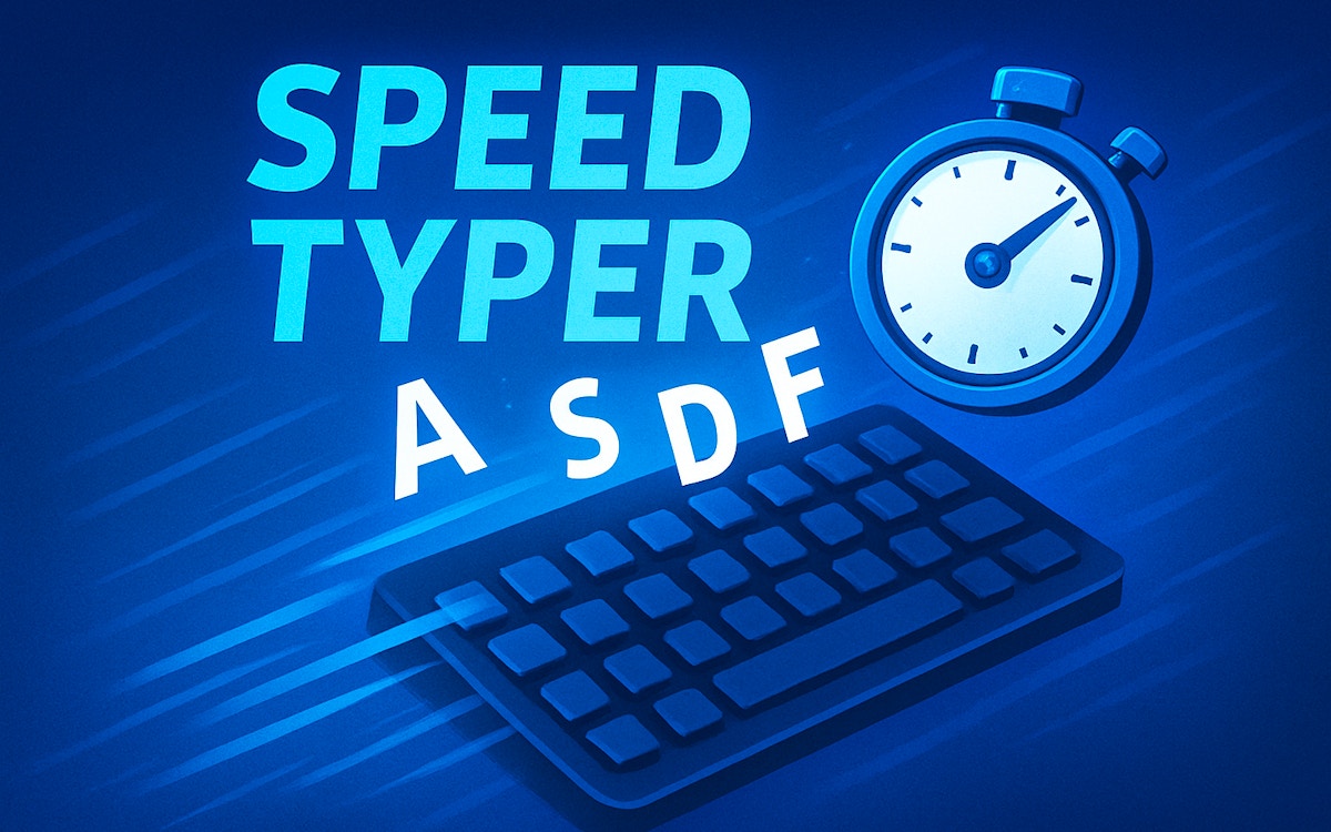 Speed typer play now on gamepix