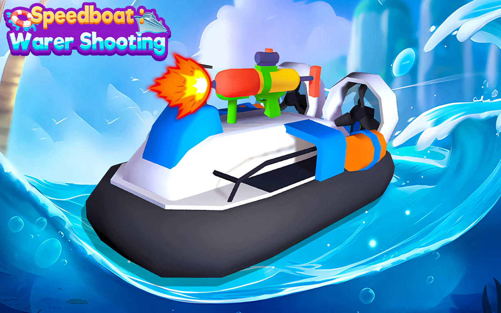 Speedboat: Warer Shooting — free online racing game on Glaze Games