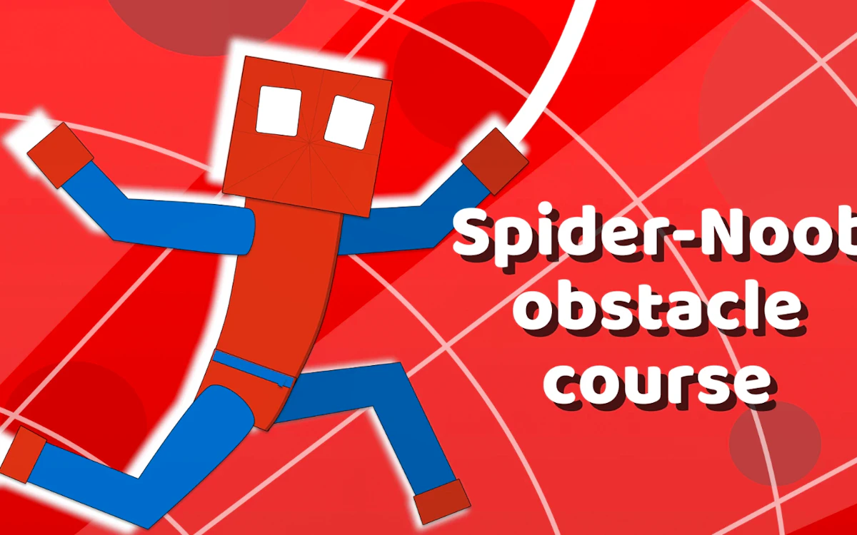 Play Spider-Noob Obstacle Course — free online Casual game