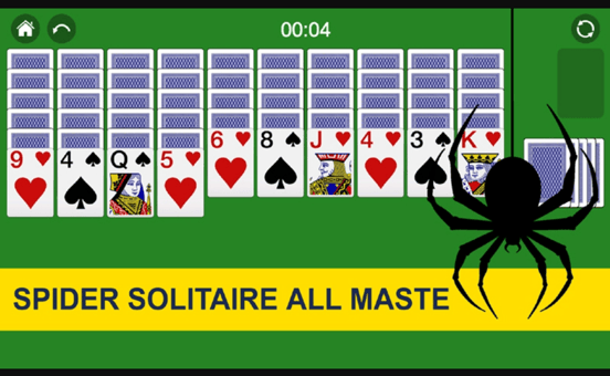 Spider Solitaire 2 Suits Game 🕹️ Play Now on GamePix