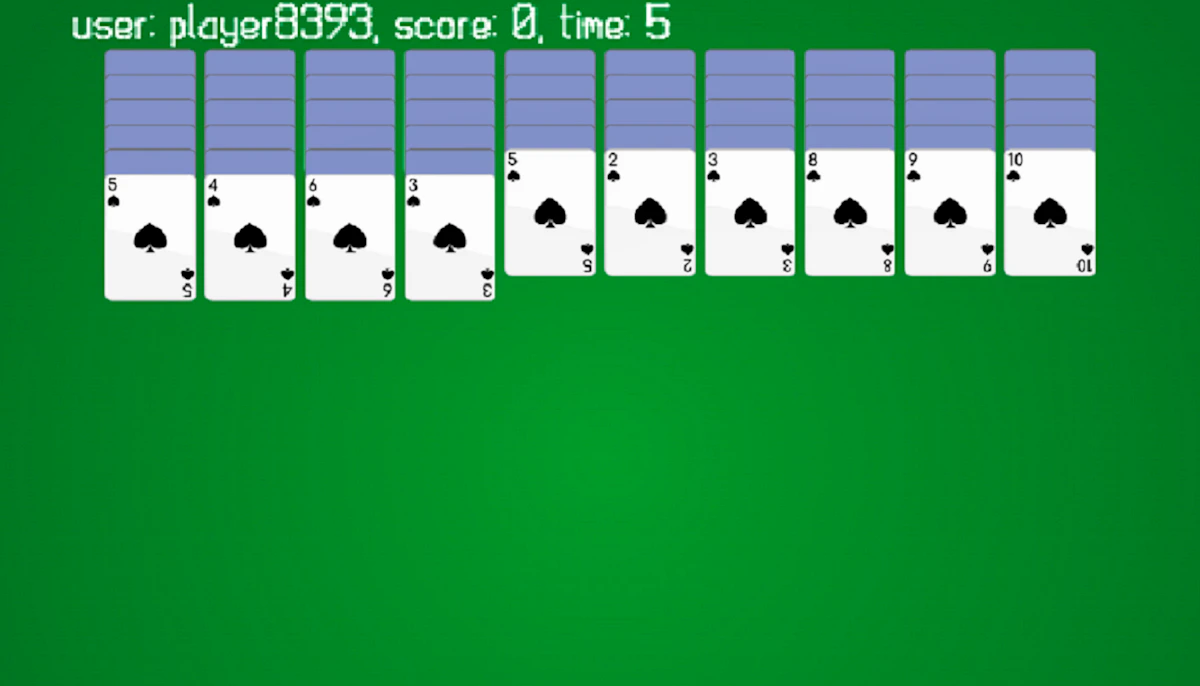 Play Spider Solitaire Classic Ver — free online Solitaire game