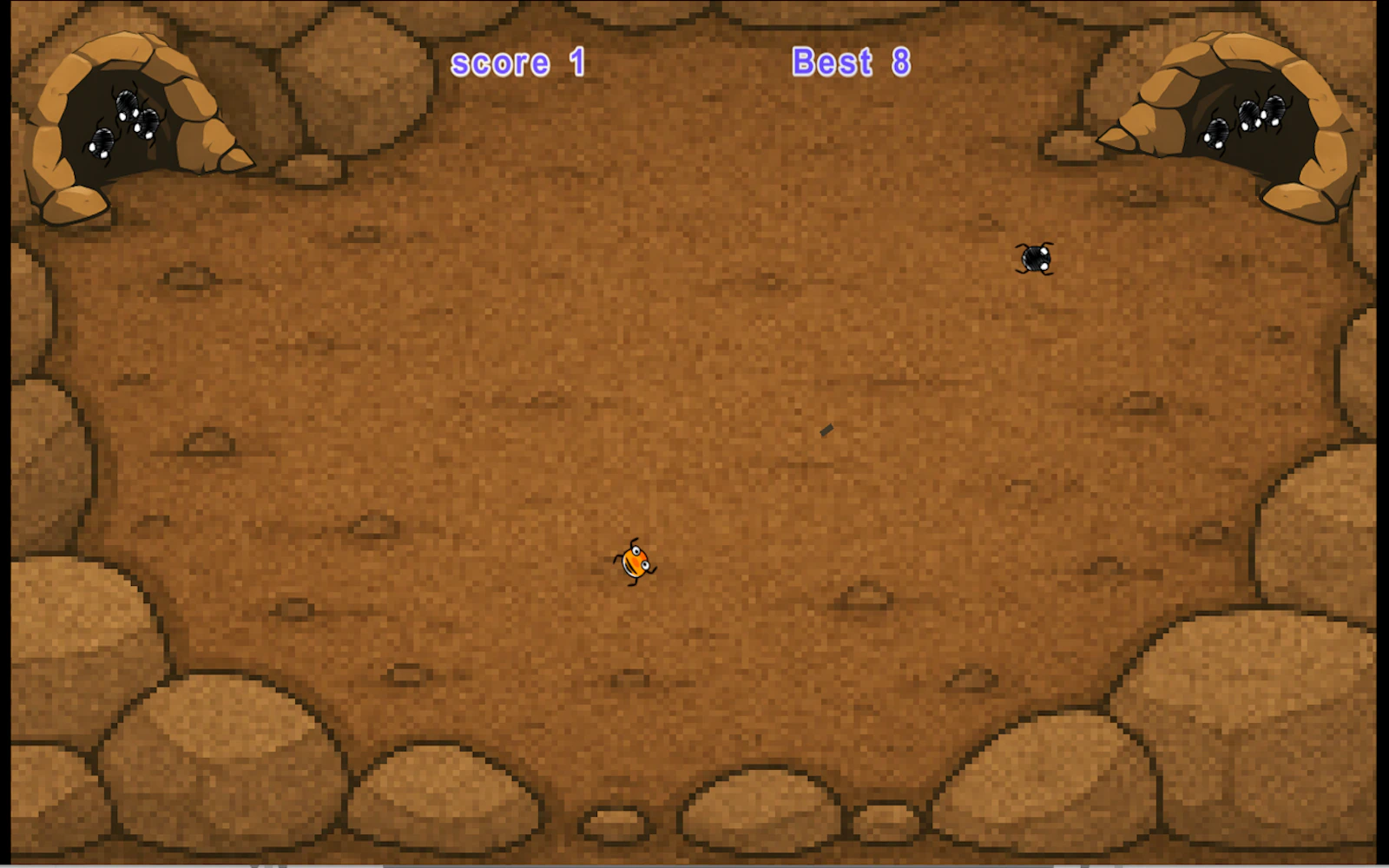 Spider VS Spider — free online arcade game on Glaze Games