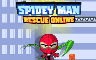 Spidey Man Rescue Online game cover