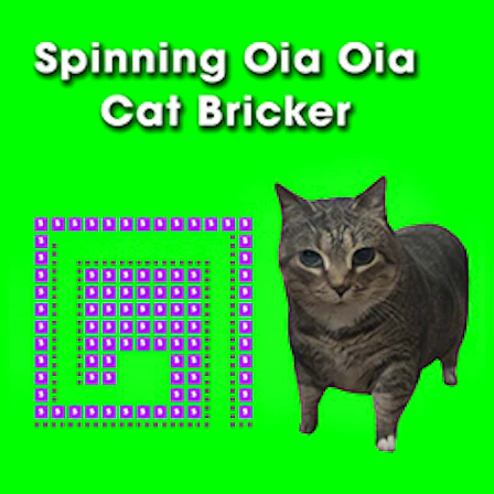 Spinning Oia Oia Cat Bricker game thumbnail