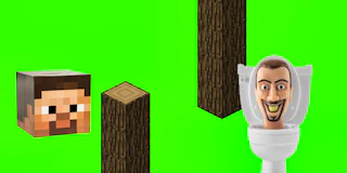 Spinning Skibidi Toilet Flappy Minecraft thumbnail