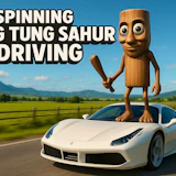 Spinning Tung Tung Sahur Driving