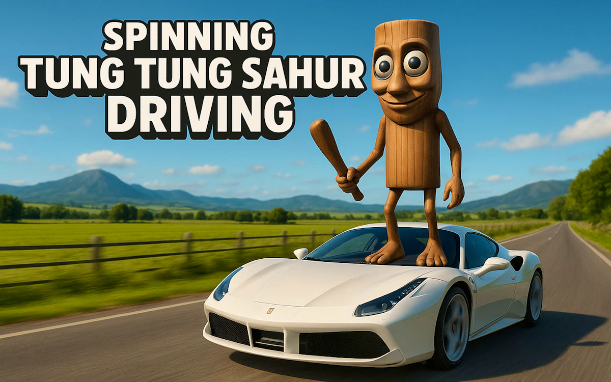 Play Spinning Tung Tung Sahur Driving — free online Driving game
