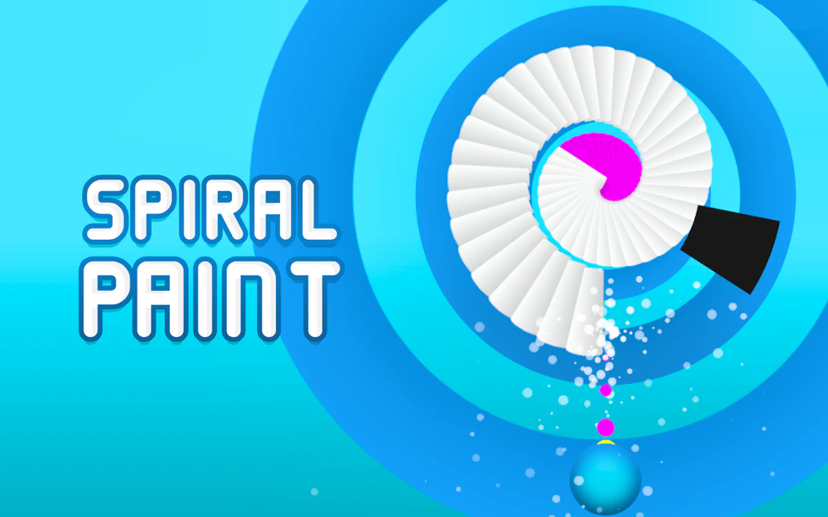 Play Spiral Paint - Arcade Shooter — free online Hyper Casual game